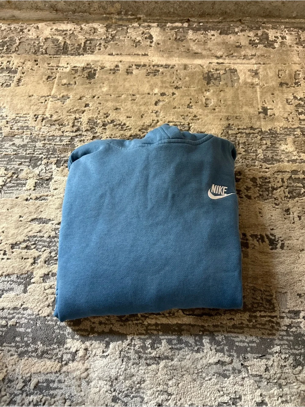 Nike Blue Sportswear Club Fleece Hoodie Size XL